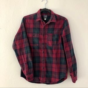 J. Crew Plaid Flannel Button Down Shirt